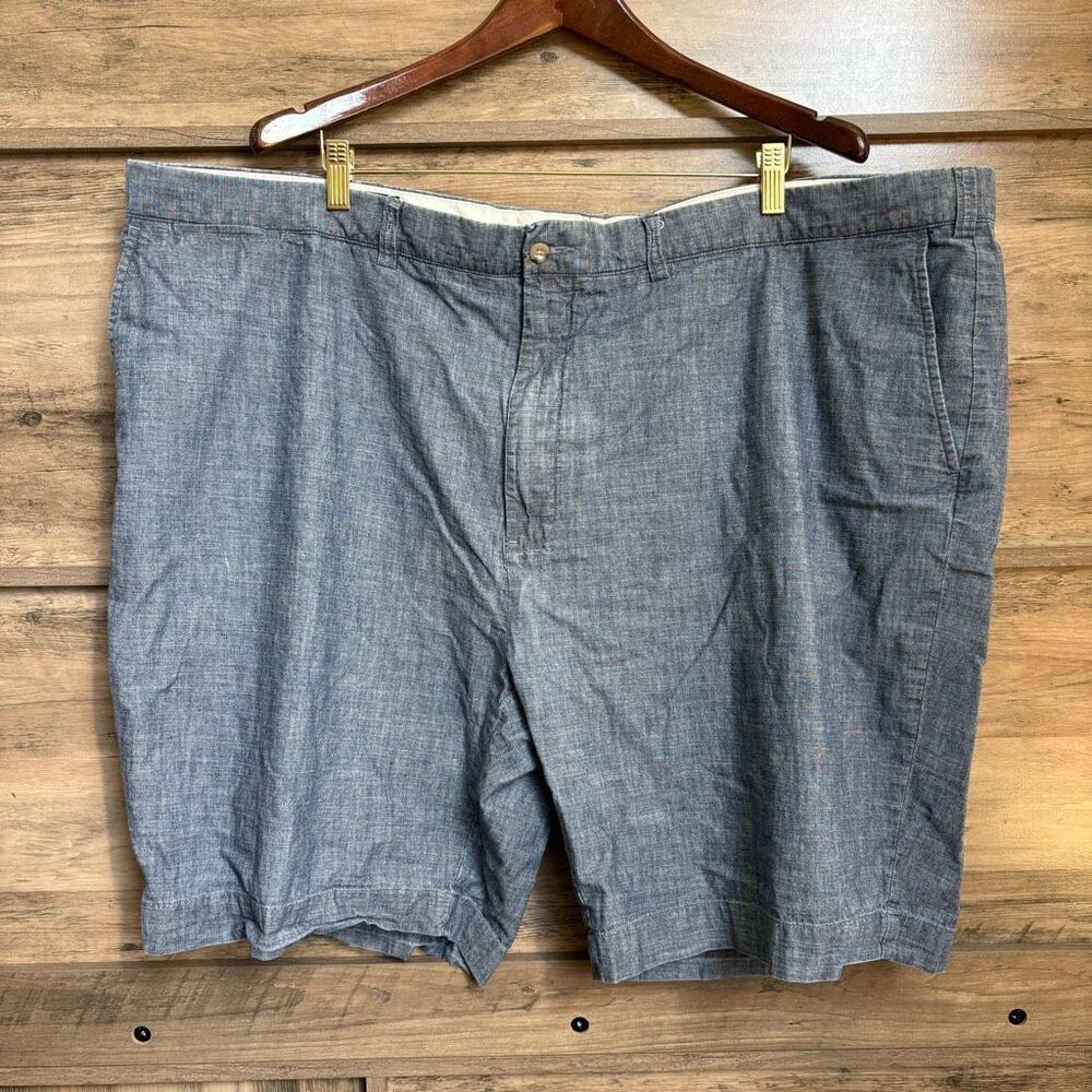 Polo Ralph Lauren Blue Flat Front Chino Twill Shorts Men's 50B Preppy Golf Class